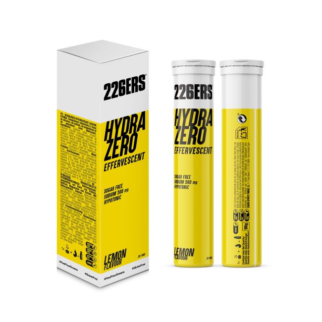 Tablete electroliţi 226ers Hydrazero Effervescent - lămâie