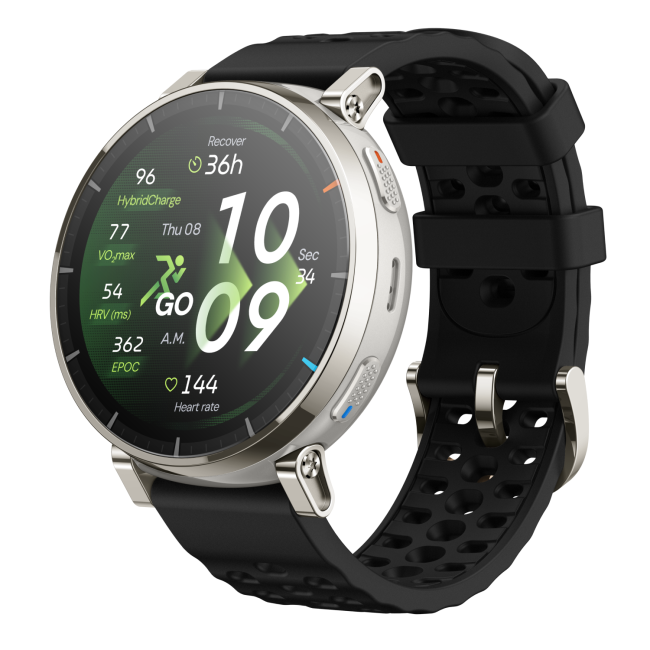 Ceas inteligent Amazfit Active 3 Premium - argintiu Apex | ghidare antrenament