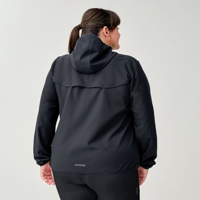Geacă alergare Brooks Canopy Jacket W - negru | protecție vânt