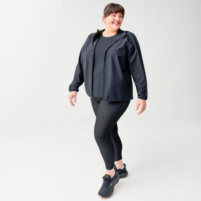 Geacă alergare Brooks Canopy Jacket W - negru | protecție vânt