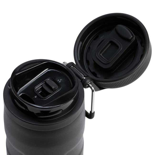 Termos Stanley IceFlow Twist Flip 0.47L - negru | izolație vacuum, mărime 0.47 L