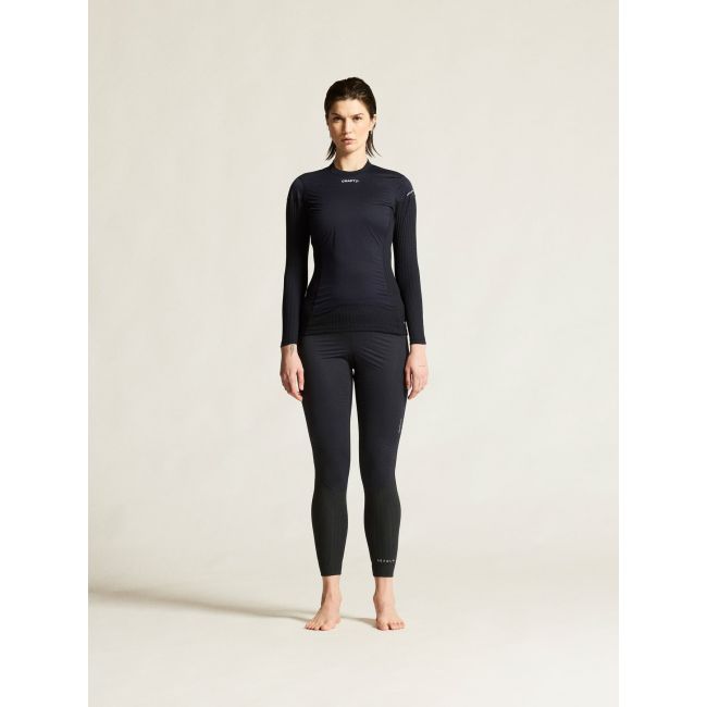 Bluză de corp Craft Active Extreme X Wind LS damă - negru Granite | anti-vânt