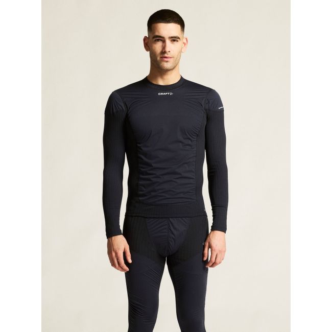 Bluză de corp Craft Active Extreme X Wind LS bărbaţi - negru Granite | anti-vânt