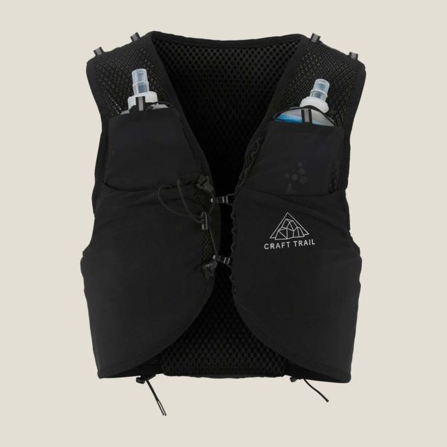 Vestă hidratare alergare Craft PRO Hydration Vest 5,5L - neagră