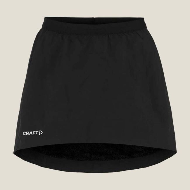 Fustă alergare izolată Craft SubZ Skirt 4 damă - neagră | PrimaLoft