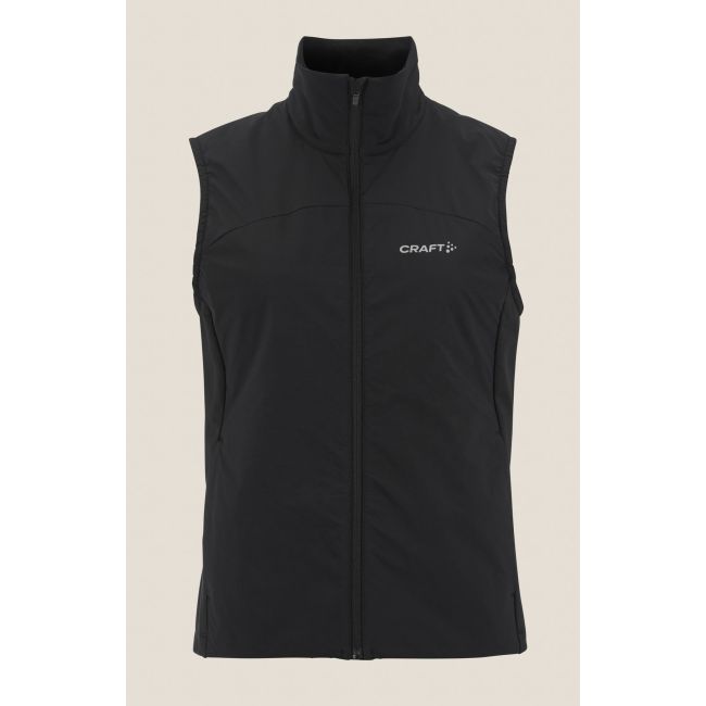 Vestă alergare Craft ADV Essence Warm 2 damă - neagră | izolată