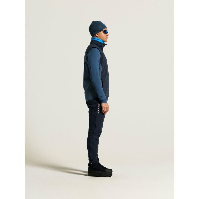 Vestă alergare Craft ADV Essence Warm 2 bărbaţi - bleumarin Night Blue