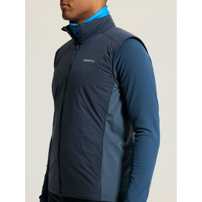Vestă alergare Craft ADV Essence Warm 2 bărbaţi - bleumarin Night Blue