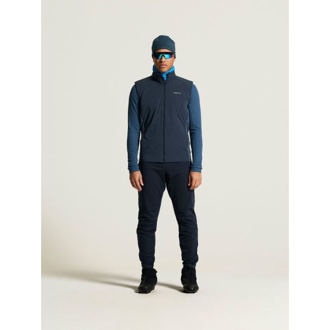 Vestă alergare Craft ADV Essence Warm 2 bărbaţi - bleumarin Night Blue