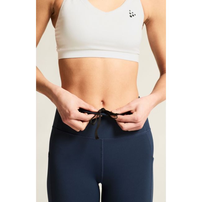 Colanţi alergare Craft Essence Tights 3 damă - bleumarin Blaze