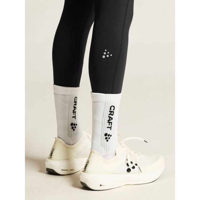 Colanţi alergare Craft Core Essence Tights 2 - negri | şnur în talie