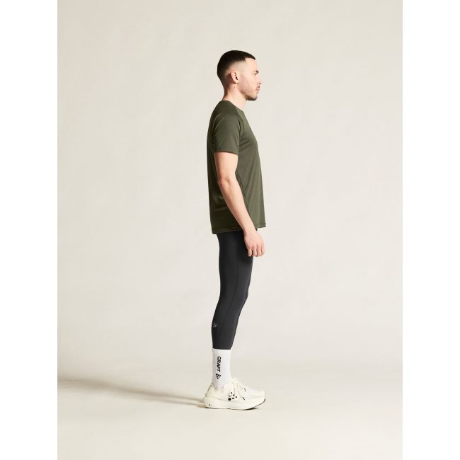 Colanţi alergare Craft Core Essence Tights 2 - negri | şnur în talie