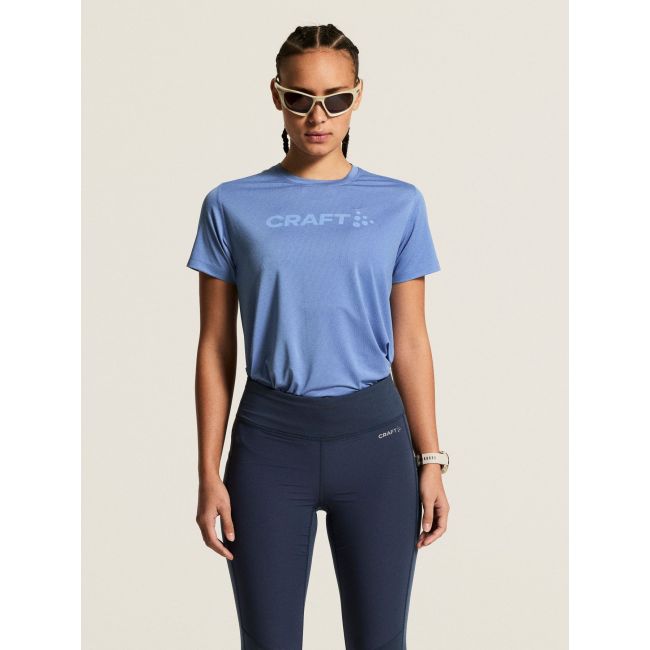 Tricou alergare Craft Essence Logo Tee 2 damă - albastru Blue Bell