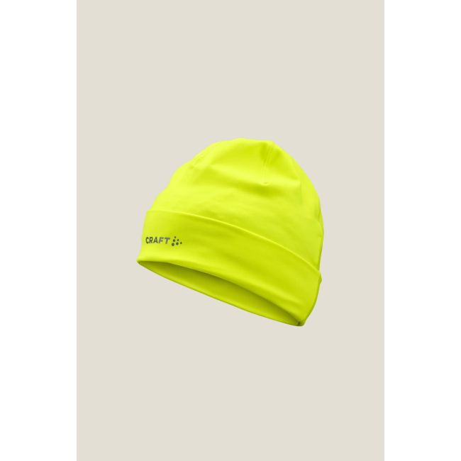 Căciulă alergare Craft CORE Essence Hat - galben fluo Flumino