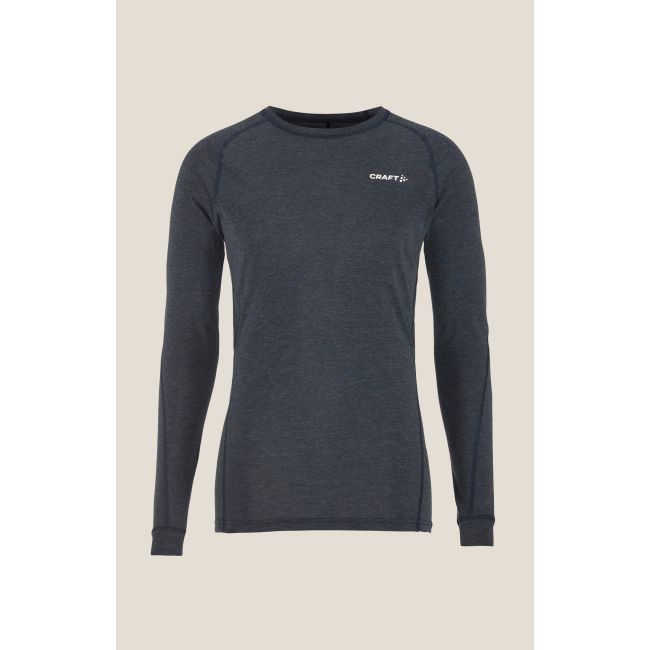Set corp Craft CORE Wool Merino bărbaţi - albastru melange | lână merinos