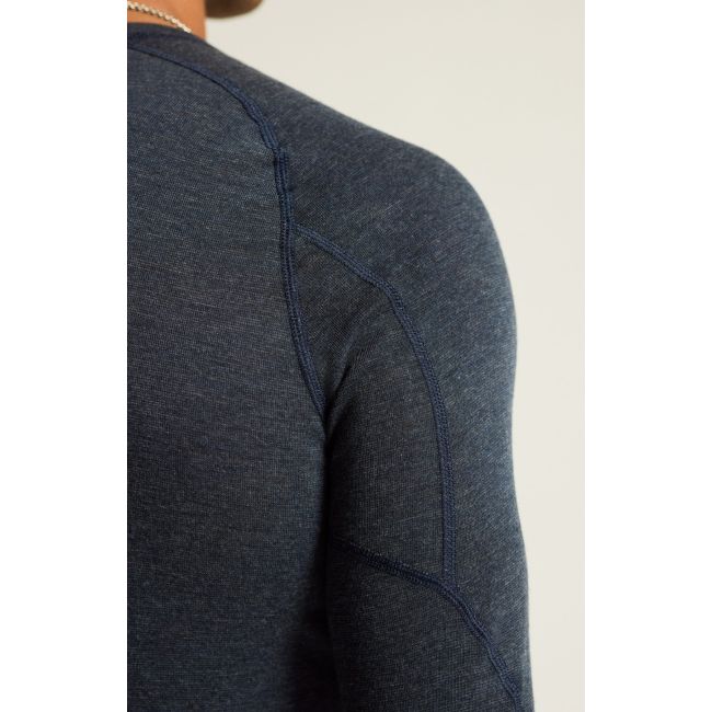 Set corp Craft CORE Wool Merino bărbaţi - albastru melange | lână merinos