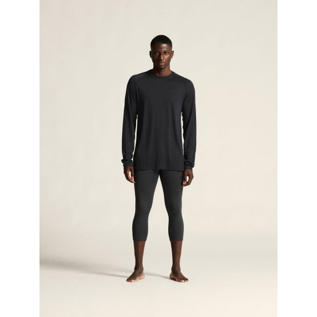 Bluză de corp Craft Active Comfort LS 2 bărbaţi - neagră | seamless