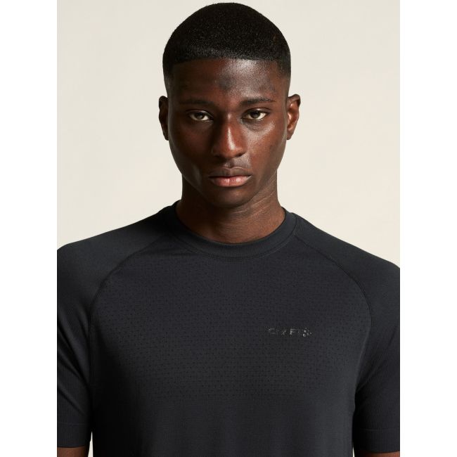 Tricou de corp Craft Active Comfort SS 2 bărbaţi - negru | seamless