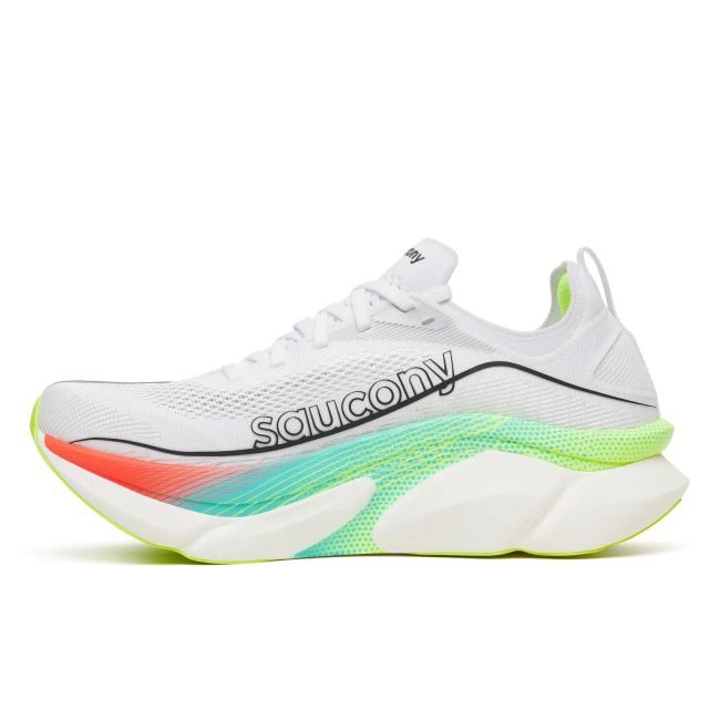 Pantofi alergare Saucony Endorphin Elite 3 - alb/multicolor | performanță maximă
