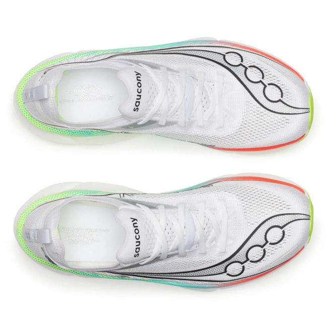 Pantofi alergare Saucony Endorphin Elite 3 - alb/multicolor | performanță maximă