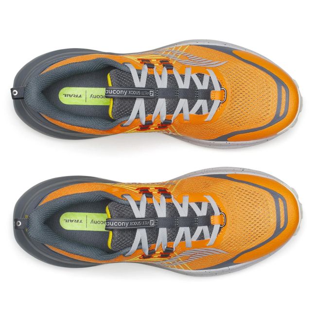 Pantofi trail Saucony Xodus Ultra 4 - portocaliu Fuego | amortizare