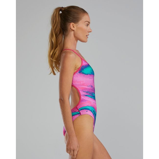 Costum înot întreg femei TYR Durafast Elite - Plasma | rezistent clor