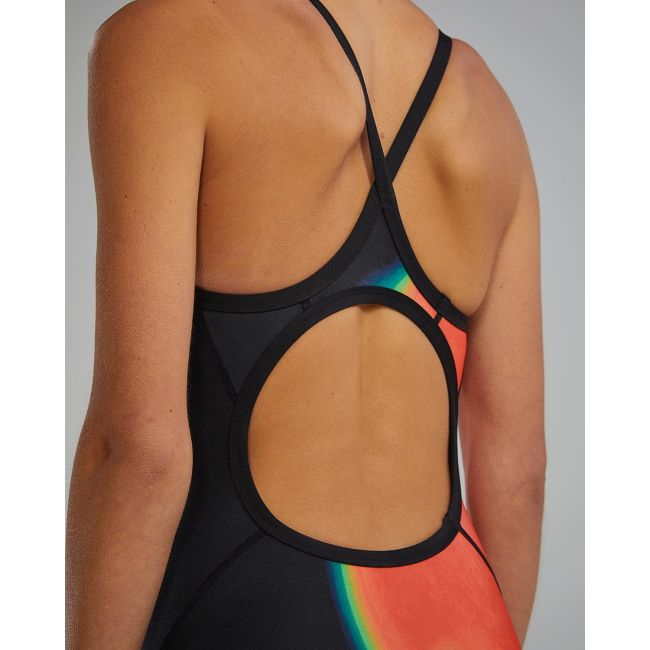 Costum înot întreg femei TYR Diamondfit - Multi Warm | rezistent clor