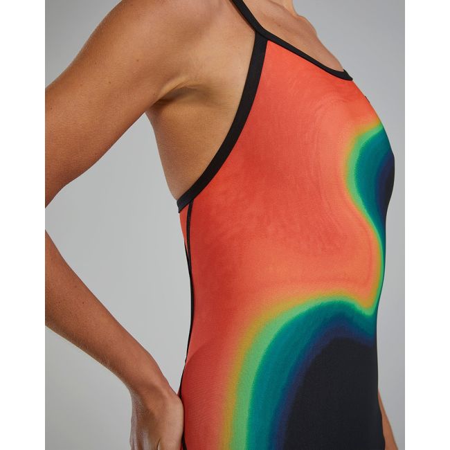 Costum înot întreg femei TYR Diamondfit - Multi Warm | rezistent clor