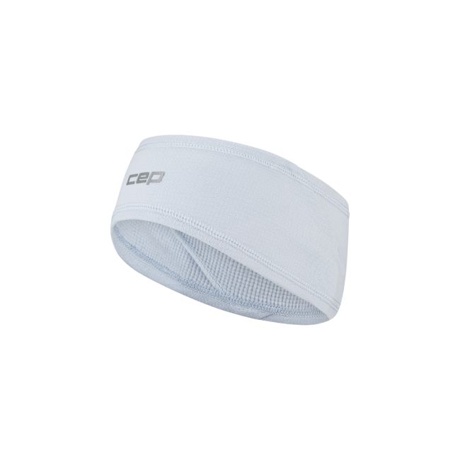 Bentiță alergare termală CEP Core Run Thermal Headband 2.0 - albastru deschis | protejează urechile