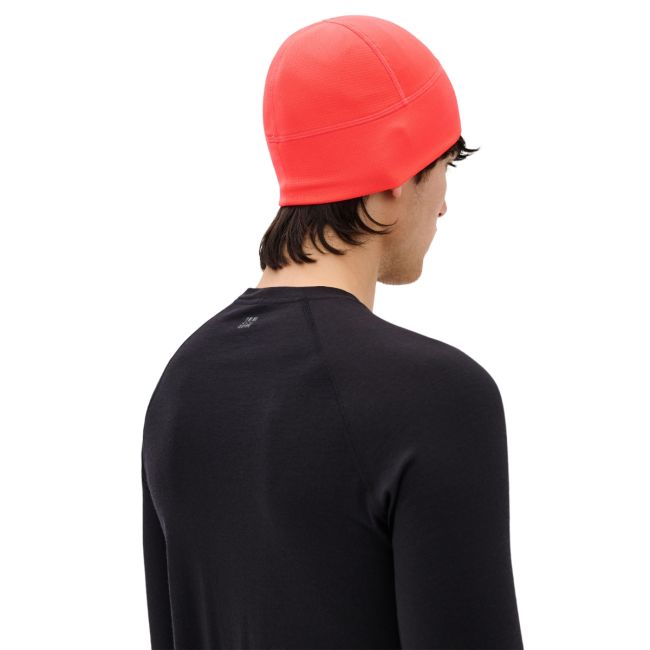 Căciulă alergare termală CEP Core Run Thermal Beanie 2.0 - coral neon | protecție vânt
