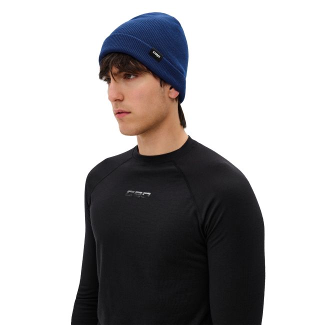 Căciulă alergare termală CEP Core Run Thermal Beanie | protecție vânt - bleumarin