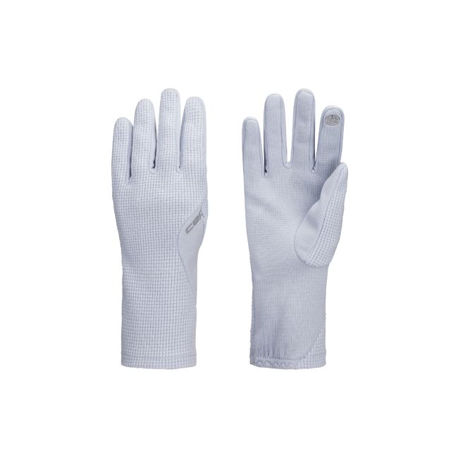 Mănuși alergare termice CEP Core Run Thermal Gloves 2.0 - albastru deschis | touchscreen