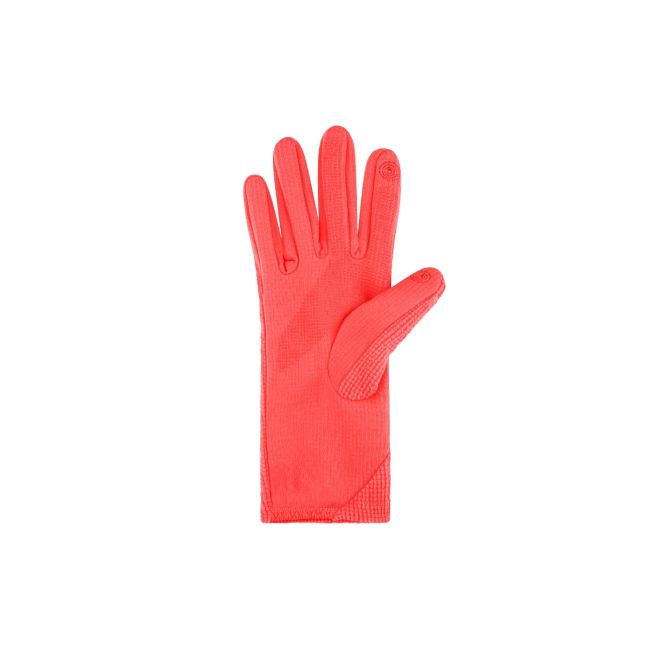Mănuși alergare termice CEP Core Run Thermal Gloves 2.0 - coral neon | touchscreen