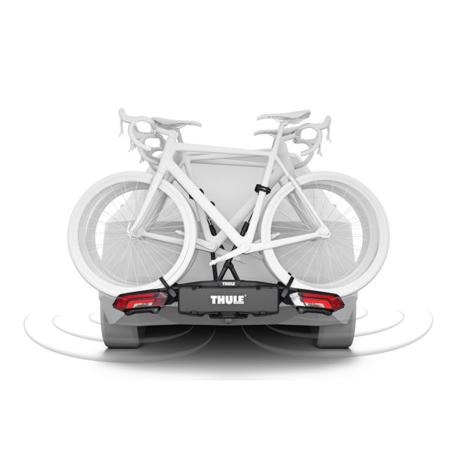 Sistem transport biciclete Thule Epos Parksecur 9803 pe cârlig, 3 biciclete