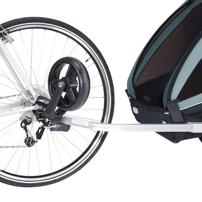 Remorcă Thule Coaster Xt albastru set bicicletă+roată plimbare Pfas Free