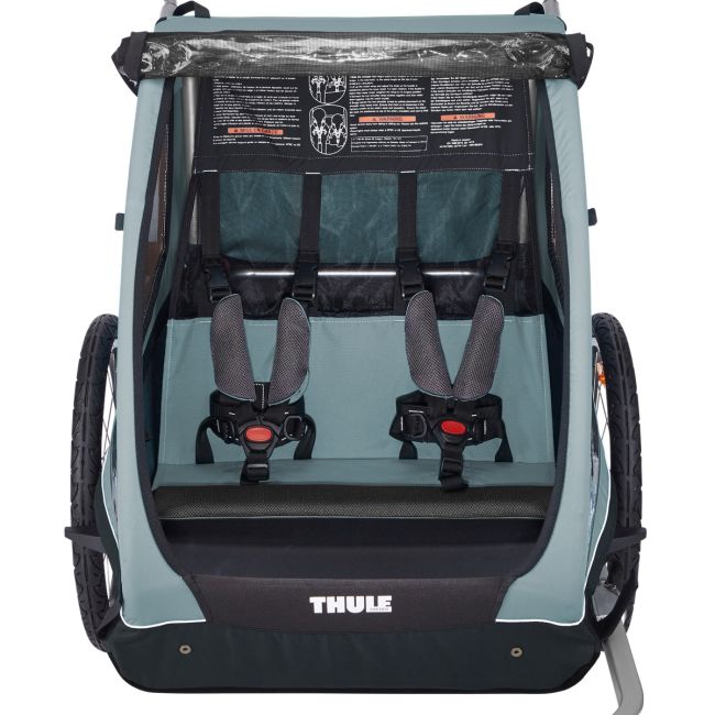 Remorcă Thule Coaster Xt albastru set bicicletă+roată plimbare Pfas Free