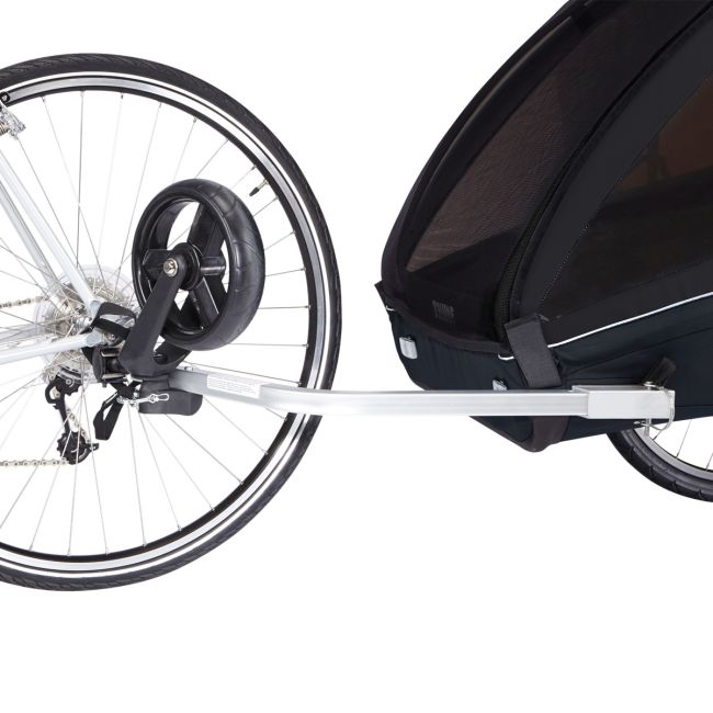 Remorcă Thule Coaster Xt negru set bicicletă+roată cărucior Pfas Free