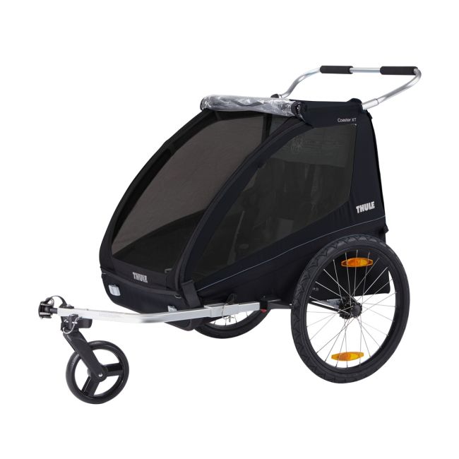 Remorcă Thule Coaster Xt negru set bicicletă+roată cărucior Pfas Free