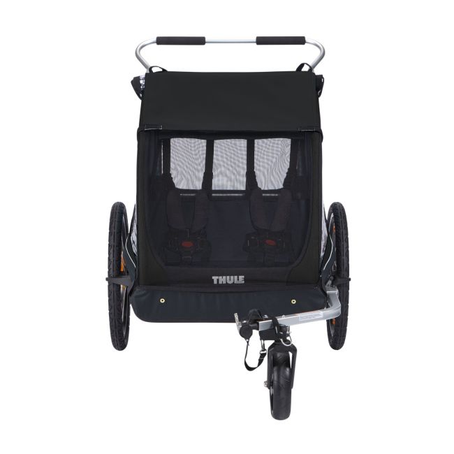 Remorcă Thule Coaster Xt negru set bicicletă+roată cărucior Pfas Free