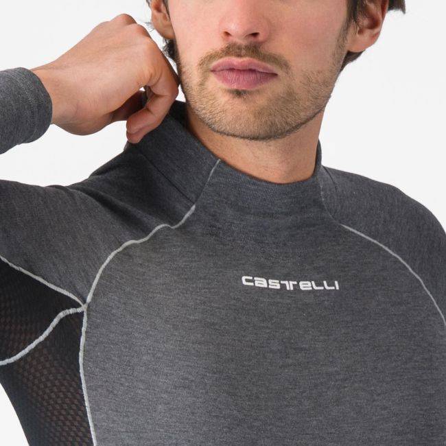 Bluză corp Castelli Flanders 2 - gri | izolare termică superioară