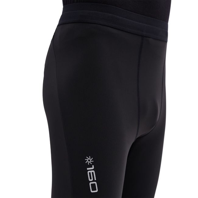 Colanți alergare termici CEP Core Run Thermal Tights bărbați - negru | compresie ușoară