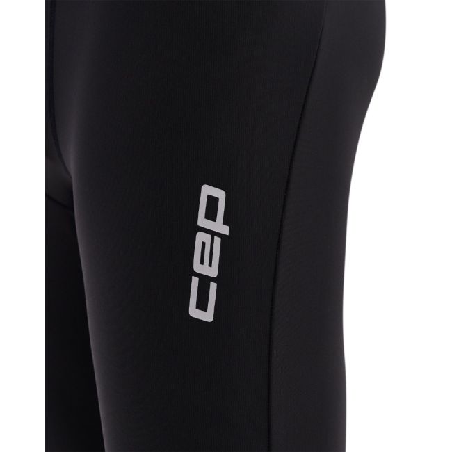 Colanți alergare termici CEP Core Run Thermal Tights bărbați - negru | compresie ușoară