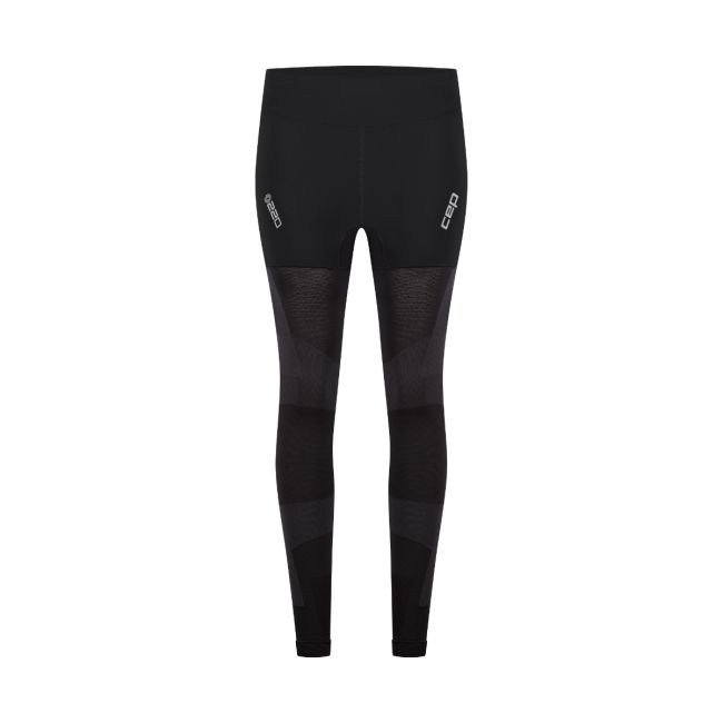 Colanti compresie alergare CEP Pro Run 3D W | tehnologie germană - black