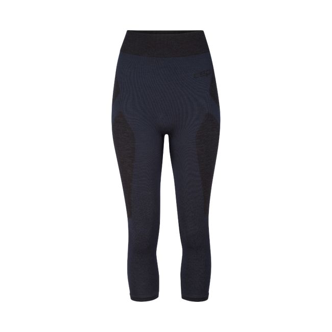 Colanți schi merinos 3/4 femei CEP Ski Merino Base Layer 2.0 - negru | strat de bază