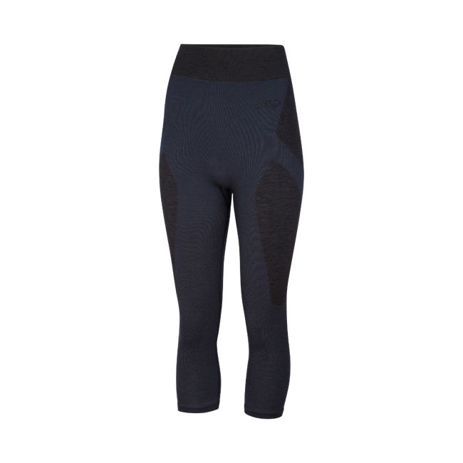 Colanți schi merinos 3/4 femei CEP Ski Merino Base Layer 2.0 - negru | strat de bază