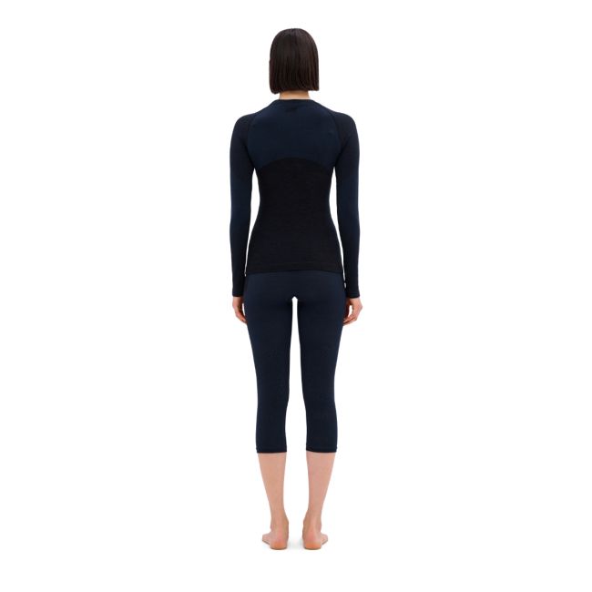 Colanți schi merinos 3/4 femei CEP Ski Merino Base Layer 2.0 - negru | strat de bază
