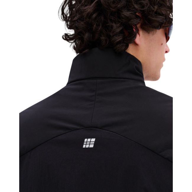 Geacă alergare CEP Core Run Thermal Hybrid Jacket bărbați - negru | PrimaLoft® Gold