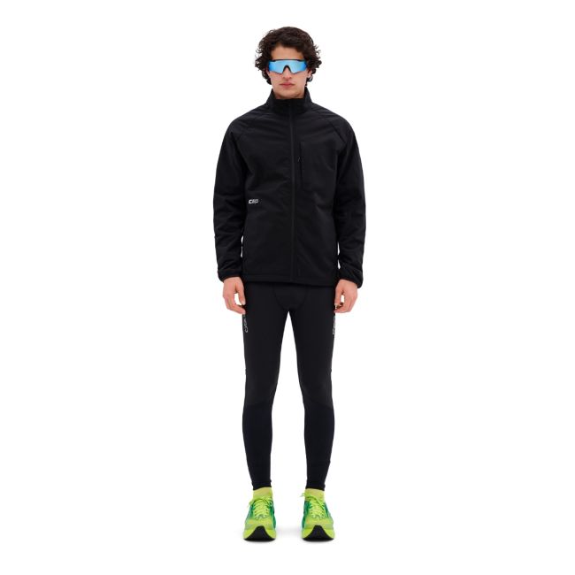 Geacă alergare CEP Core Run Thermal Hybrid Jacket bărbați - negru | PrimaLoft® Gold