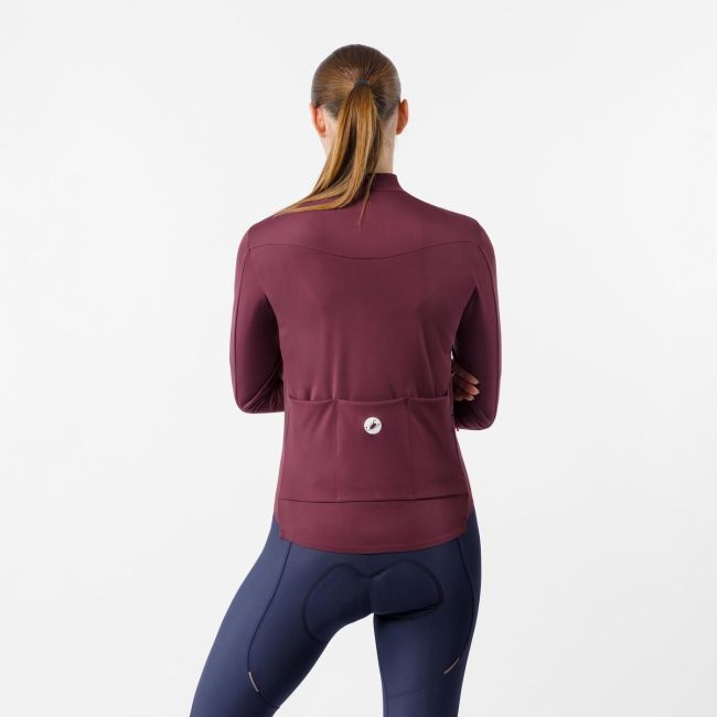 Geacă ciclism femei Castelli Sweetspot W Jacket - bordeaux inchis | Ristretto