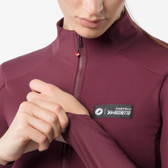Geacă ciclism femei Castelli Sweetspot W Jacket - bordeaux inchis | Ristretto